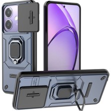 Seniee Oppo A3 Pro Kılıf, [tam Kamera Koruması] [360° Dönebilen Destek Halkası] Askeri Sınıf Sert Koruyucu Telefon Kılıfı Kapağı (Yurt Dışından)