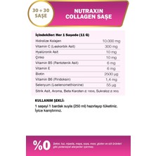 Nutraxin Collagen 60 Saşe 10.000 Mg Tip 1 Tip 3 Ananas Aromalı Avantajlı Çanta Set 60 Günlük Kullanım