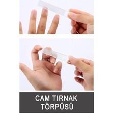 Cam Tırnak Törpüsü Manikür Pedikür Cam Tırnak Parlatıcı ve Törpüleme Aleti