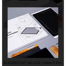 3D Yazıcı Ekranı ,monochoreme 4K LCD 6.6 Inches Mars 3D Yazıcı Ekranı. Ekran