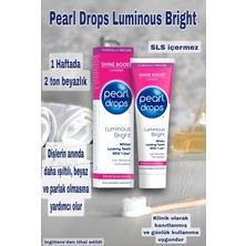 Pearl Drops Luminous Bright -Dişlerin anında daha ışıltılı parlak olmasını sağlayan beyazlatıcı diş macunu 75 ml