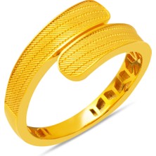 Sümela Hasır 14 Ayar Altın Yüzük