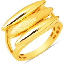 Bilezikci Mila Taşsız Tasarım 14 Ayar Altın Yüzük