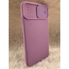 IPHONE Xs Max Ultra Yumuşak Dokulu ve  Kamera Koruyucu Kapaklı Telefon Kılıfı