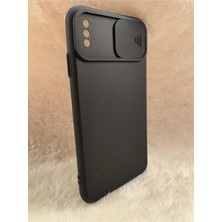 IPHONE Xs Max Ultra Yumuşak Dokulu ve  Kamera Koruyucu Kapaklı Telefon Kılıfı