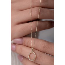 Altın Yuvarlak Kolye