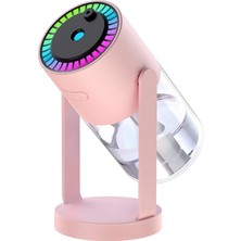 Hakopro Gökyüzü Işıklı 280 ml Hava Nemlendirici Aromatik Difüzör Pembe HP-1001