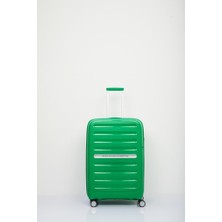 Benetton Trolley Valiz Yeşil Orta Boy 14BNT1000-02-Y