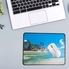 Byogalo Byogalo® 25X32 cm Küçük Boy Mouse Pad Manzara Ada