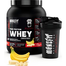 Monsfit Whey Protein 885 G (26 Servis) - Kas Yapılanmasına Yardımcı (Muz Aromalı)