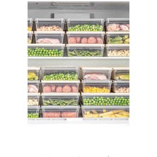 Soft Chef Piknik saklama kabı buzdolabı buzluk düzenleyici difriz saklama kabı mikrodalga kabı