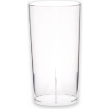 Yorulmaz Kristal Tek Kullanımlık Şeffaf Kokteyl ve Rakı Bardağı  10'lu