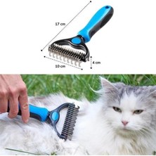 Buffer® Plastik Saplı Metal Kedi Köpek Bakım Kıtık Tüy Topak Açıcı Tarak