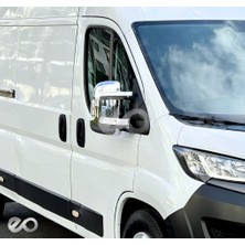 Ebal Oto Peugeot Boxer Abs Krom Kaplama Ayna Kapağı 2 Parça 2006-2014