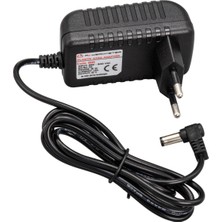 Powermaster 12 Volt 1.5 Amper 5.5*2.5 Uçlu Plastik Kasa Priz Tipi Adaptör (4906)