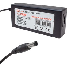 Powermaster 24 Volt 1.5 Amper 5.5*2.5 Uçlu Plastik Kasa Masaüstü Adaptör (4906)