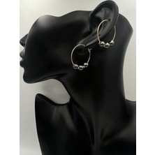 Sertifikalı Hematit Doğal Taş Küpe