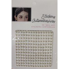 BaharEli Yapışkanlı Saç / Tırnak / Yüz / Vücut Taşı / Festival / 3D Art Stıckers Corporrales - Kendinden Yapışkanlı Sticker Taş