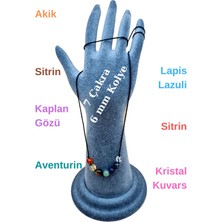 Sertifikalı Doğal 7 Çakra Tasarım Kolye