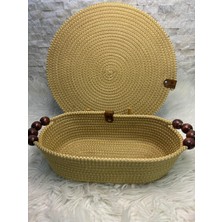 Sarda Design Gold Yuvarlak Supla,amerikan Servis,sofra Takımı,ekmek Sepeti