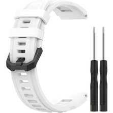 Dmay Amazfit T- Rex Ultra Uyumlu Tokalı Silikon Kordon Kayış+Ikili Tornavida