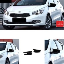 MKG Otomotiv Kia Ceed Batman Yarasa Ayna Kapağı Sinyalli Piano Black 2012 - 2017