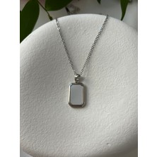 Çelik Silver Kolye