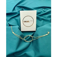 Celeste Shine Düğüm Model Paslanmaz Çelik Bileklik