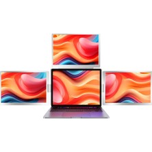 Trimonitör - 14" Taşınabilir Üçlü Monitör (Sabit Panel) , 1920 x 1200 | 60 Hz IPS Panel | Ekran Çoğaltıcı