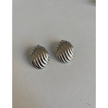 Çelik Silver Küpe