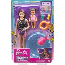 Barbie FHY97 Barbie Bebek Bakıcısı Bebeği ve Aksesuarları Oyun Seti