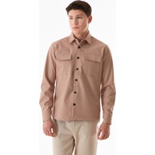 Basic Çift Cepli Çıtçıtlı Gömlek