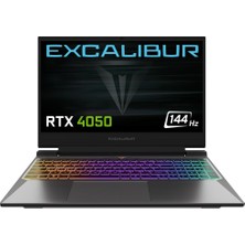 Casper Excalibur G870.1270-BEA0X-B I7-12700H 16GB 500GB 6gb RTX4050 Freedos 15.6" 144Hz Notebook