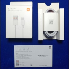 % 100 Orijinal Xiaomi Turbo 6 Amper USB A - Type C Şarj ve Data Kablosu