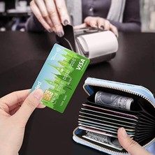 Breeze Kadın Küçük Kredi Kartı Cüzdanı Simli Pembe (Yurt Dışından)