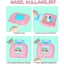 Lovoski 224 Adet Erken Eğitim Flash Kartları - Pembe (Yurt Dışından)