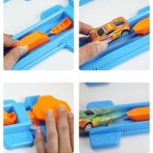 Aquaglow 4 Yuvalı Araba ile Yarış Pisti Setleri 3+ Yaş Erkek Kız Hediyeleri Oyuncak Araba, 40 Adet (Yurt Dışından)