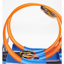 Aquaglow 4 Yuvalı Araba ile Yarış Pisti Setleri 3+ Yaş Erkek Kız Hediyeleri Oyuncak Araba, 40 Adet (Yurt Dışından)