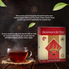 Mahmood Tea Seylan Pekoe Dökme Çay 400 gr ve Küre Tasarımlı Silver Çay Süzgeci