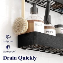 Sumsool Duş Kutusu - 2'li Paket, Duş Içi Için Matkapsız ve Çabuk Kuruyan Raf (Yurt Dışından)