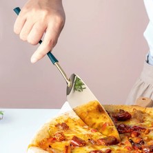 Mavi Stil 304 Paslanmaz Çelik Kek Spatula Pizza Kürek Pişirme Aletleri Mutfak Gereçleri Düğün Pastası Barok Parti Pastası Dekorasyonunda Hizmet Ver (Yurt Dışından)