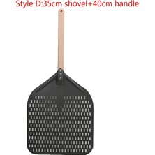 D Stili 12IINCH Ahşap Saplı Pizza Spatula Pizza Kürek Uzun Saplı Taşınabilir Fırın Spatula Ev Pişirme Pasta Aracı (Yurt Dışından)