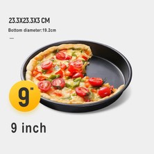 9 Inç Siyah 04 Stili Yuvarlak Pizza Tabağı Pizza Tavası Derin Bulaşık Tepsisi Karbon Çelik Yapışmaz Kalıp Pişirme Aracı Pişirme Kalıbı Pan Desen Zxh (Yurt Dışından)