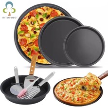 9 Inç Siyah 04 Stili Yuvarlak Pizza Tabağı Pizza Tavası Derin Bulaşık Tepsisi Karbon Çelik Yapışmaz Kalıp Pişirme Aracı Pişirme Kalıbı Pan Desen Zxh (Yurt Dışından)