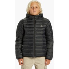Quiksilver Scaly Youth Erkek Çocuk Siyah Ceket