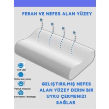 Mega Boy Ortopetik Yastık Boyun Düzleşmesi Için Yastık 60X40X14/12 cm
