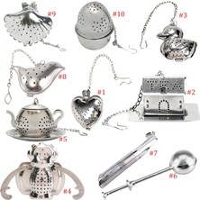 Lianghao Shopb No.2 Tarzı Çoklu Stil Çay Süzgeci Infüzyonu Paslanmaz Çelik Çay Kaşığı Filtre Mutfak Aleti Infüzyon Değiştirici (Yurt Dışından)