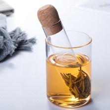Lianghao Shopb Şeffaf Stil Cam Demlik Yaratıcı Boru Cam Tasarımı Çay Süzgeci Kupa Için Şık Filtre Puer Çay Bitki Çayı Araçları Aksesuarlar Çay Ekipmanları (Yurt Dışından)