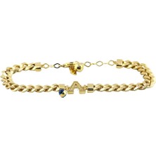 14 Ayar Altın Harfli Bileklik  -  0184939