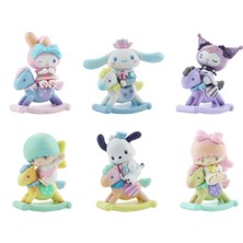 Netavantaj Kawaii Mini Hello Kitty Kitty My Melody Pom Pom Purin Atlı 12 P